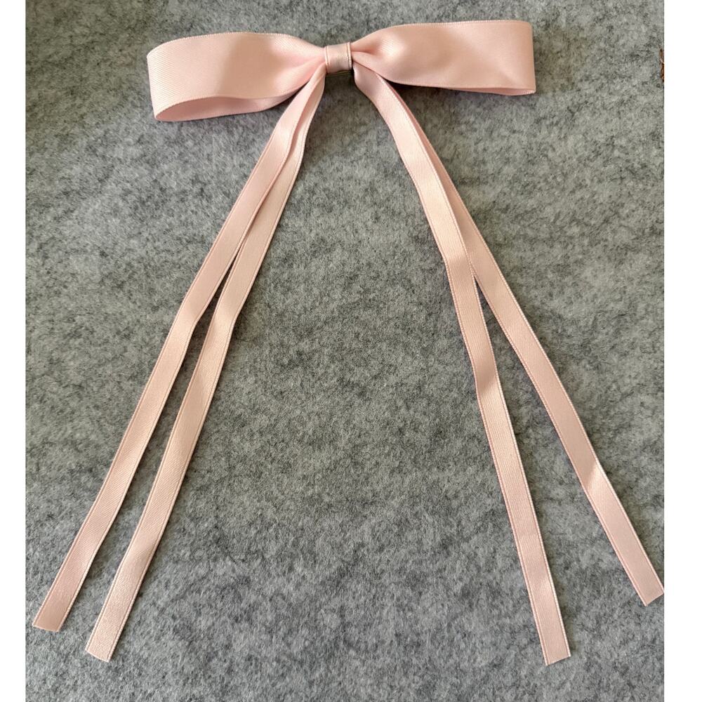 SHASHI REVOLVE NWOT The Girlie Bow Satin Petal Pink Preppy Cottagecore
